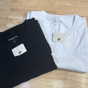 FABLETICS Cotton Black & White Tank Tops LG.